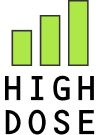 Three green vertical bars with black outlines ascending left to right, stylized bar chart.
